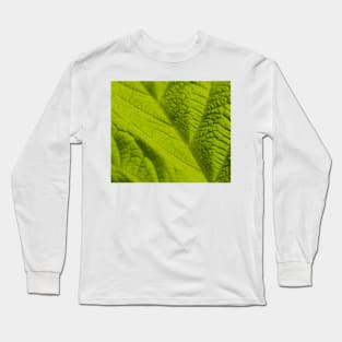 Green Leaf macro Long Sleeve T-Shirt